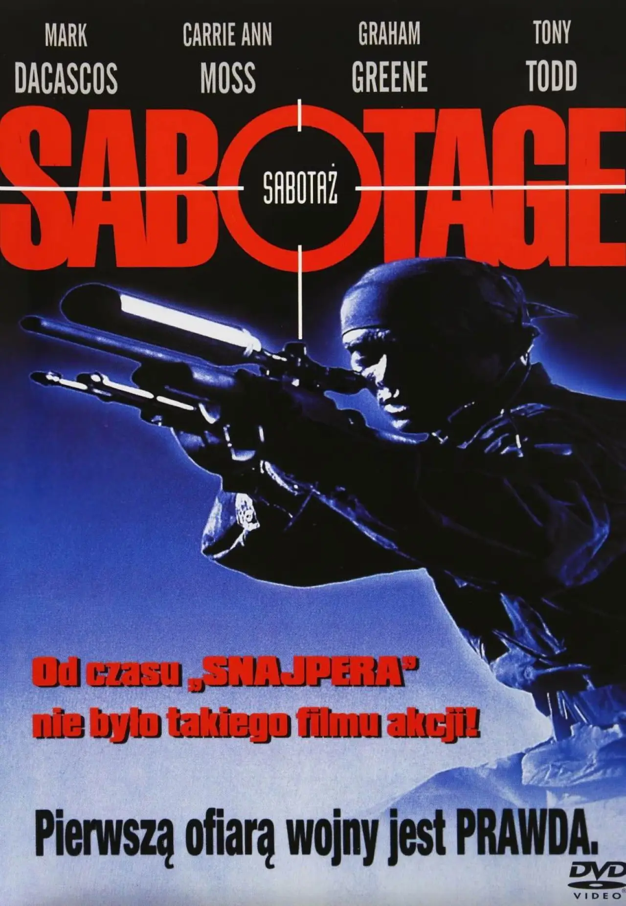 Plakat filmowy "Sabotaż"
