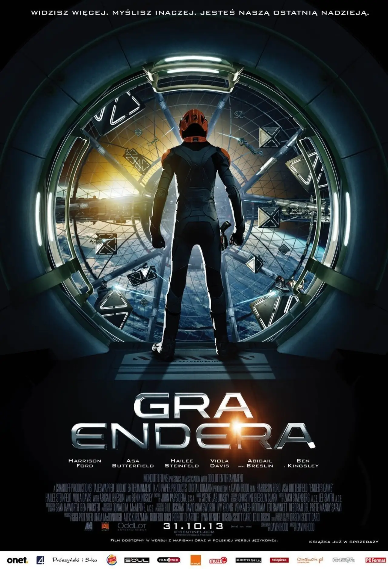 Plakat filmowy "Gra Endera"