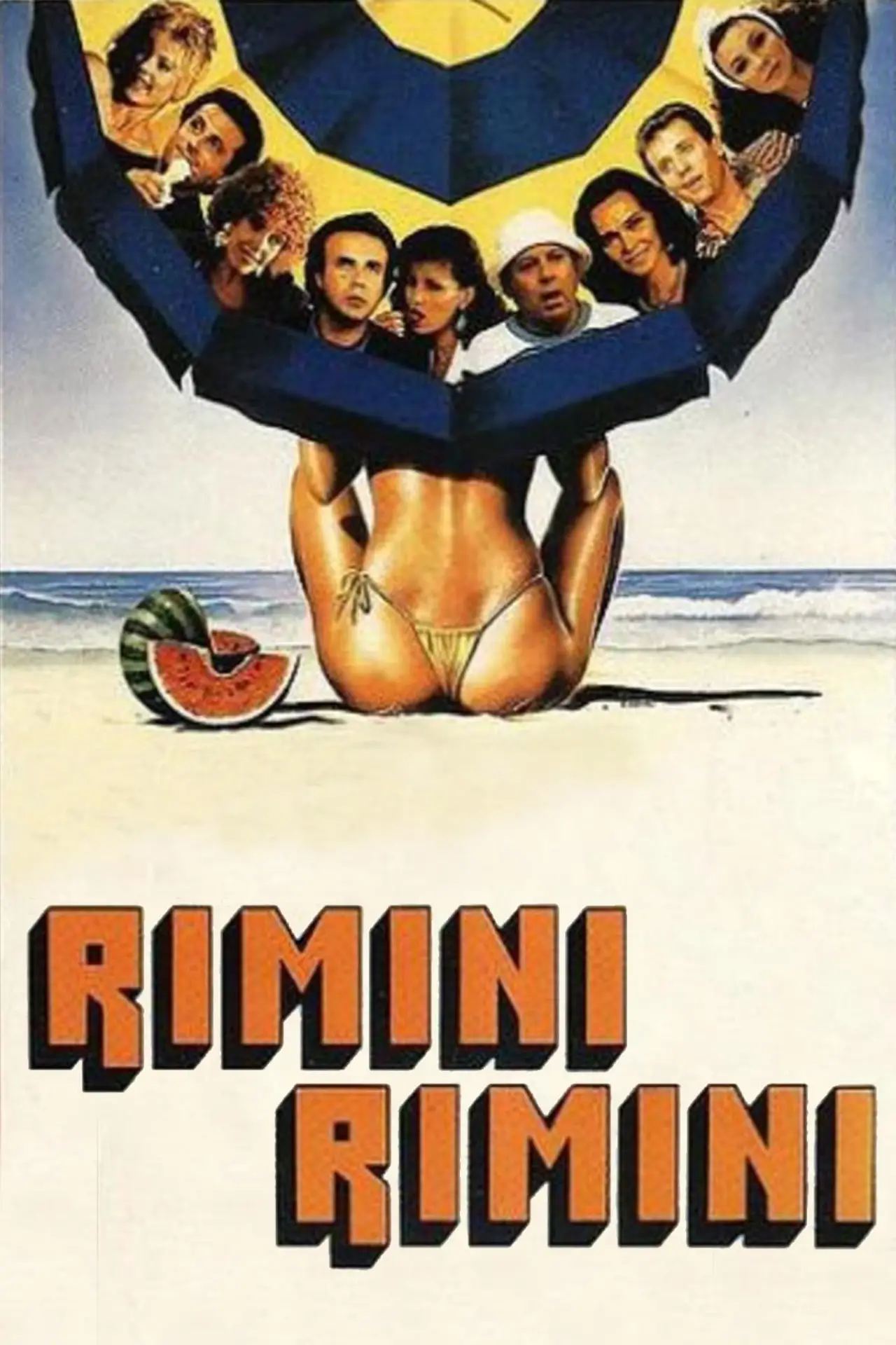 Plakat filmowy "Rimini Rimini"