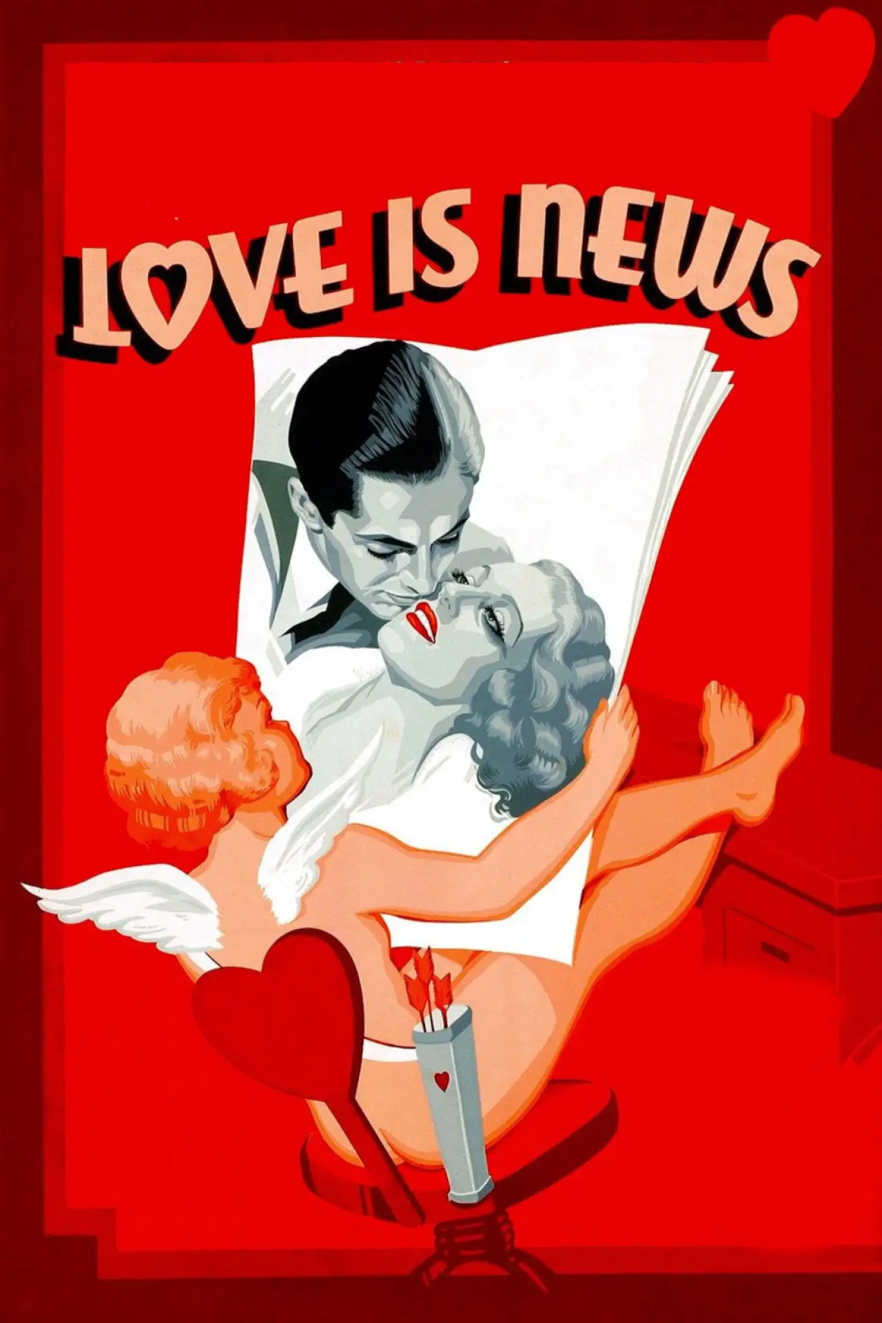 Plakat filmowy "Love Is News"