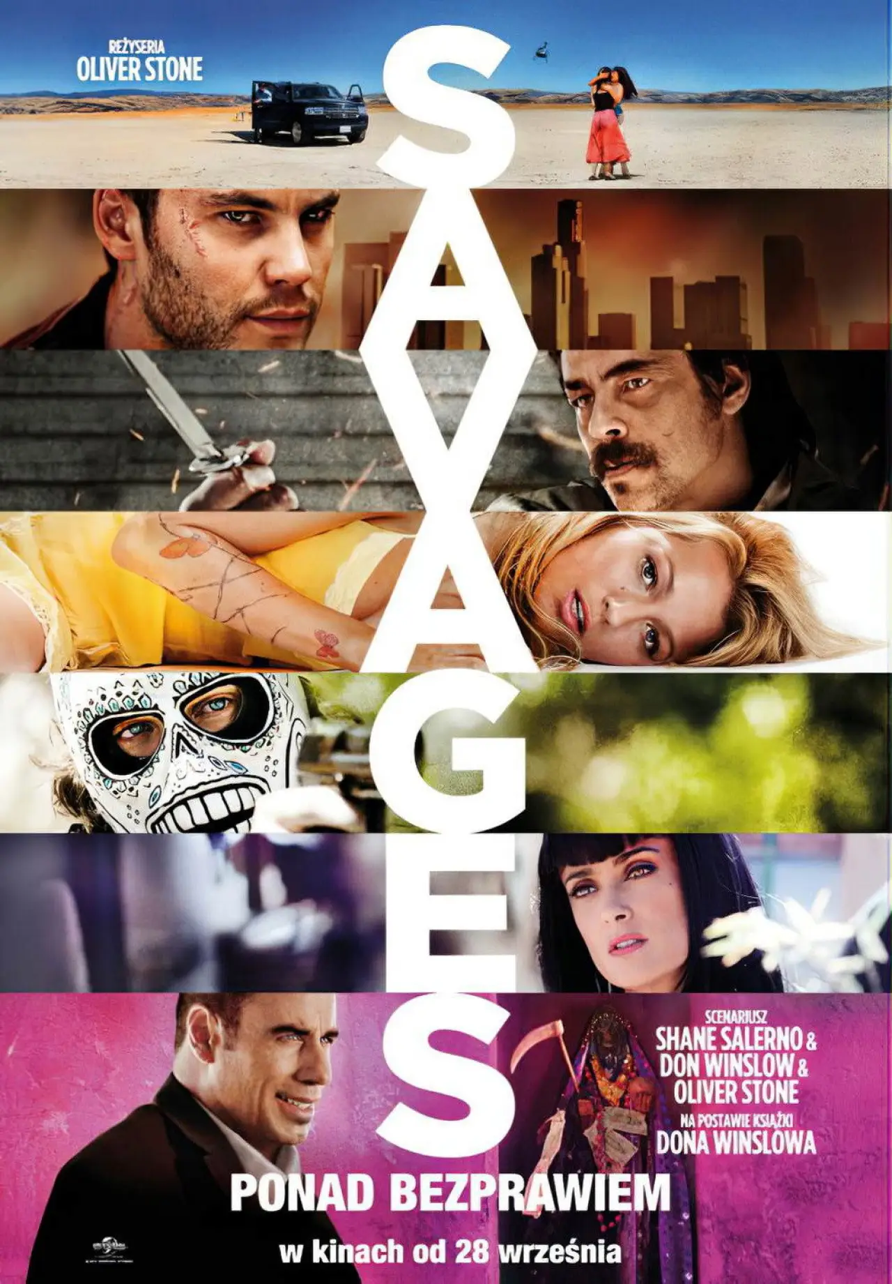 Plakat filmowy "Savages: Ponad bezprawiem"