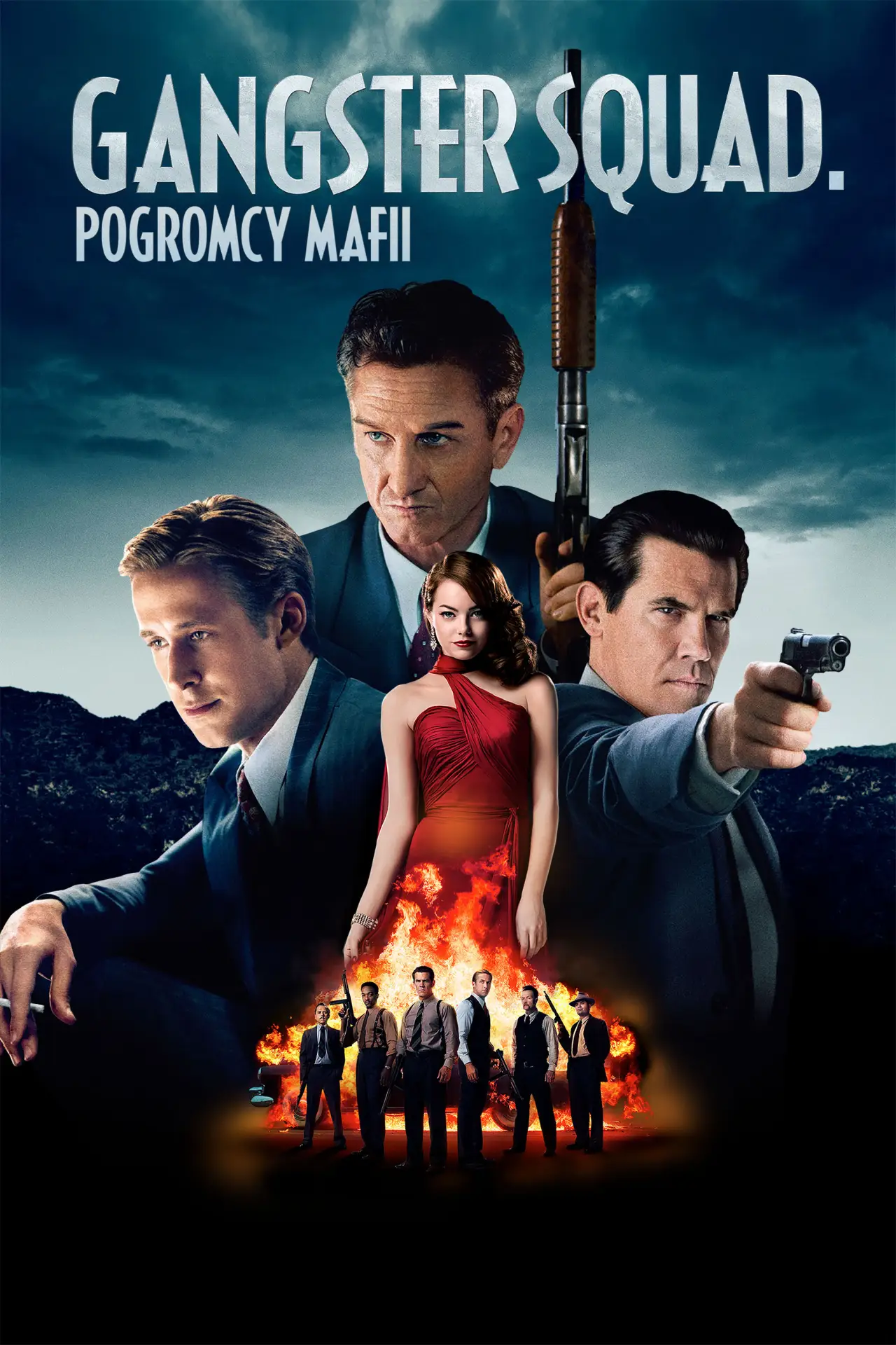 Plakat filmowy "Gangster Squad. Pogromcy mafii"