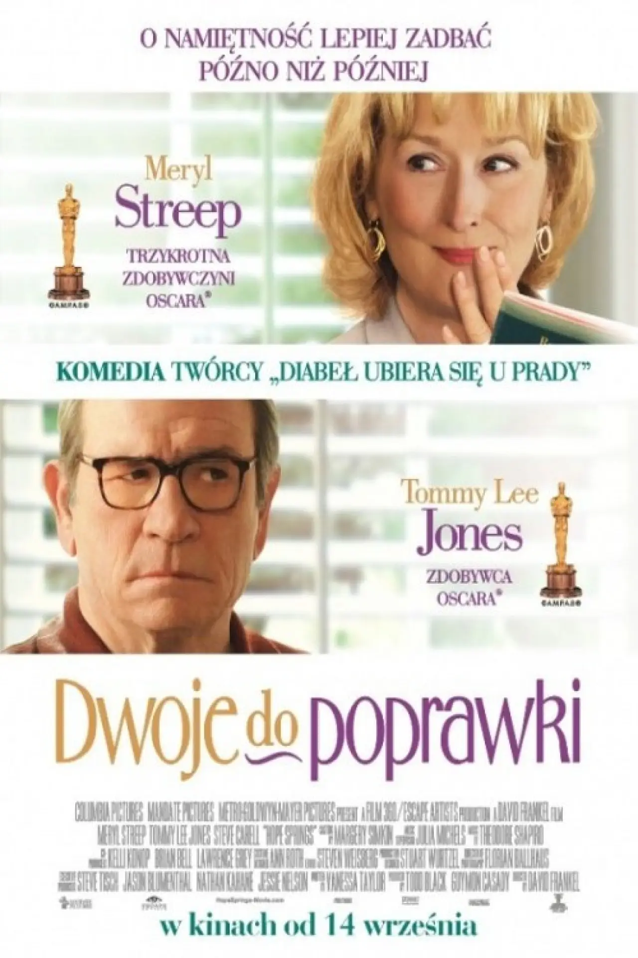 Plakat filmowy "Dwoje do poprawki"