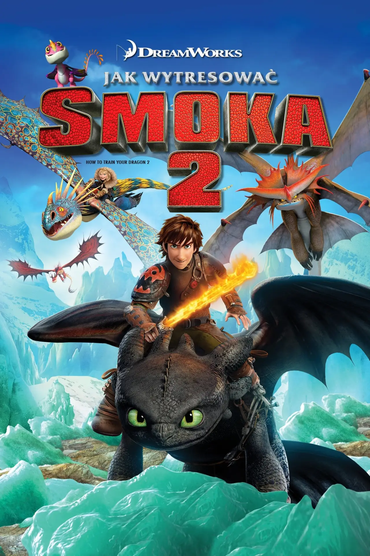 Plakat filmowy "Jak wytresować smoka 2"
