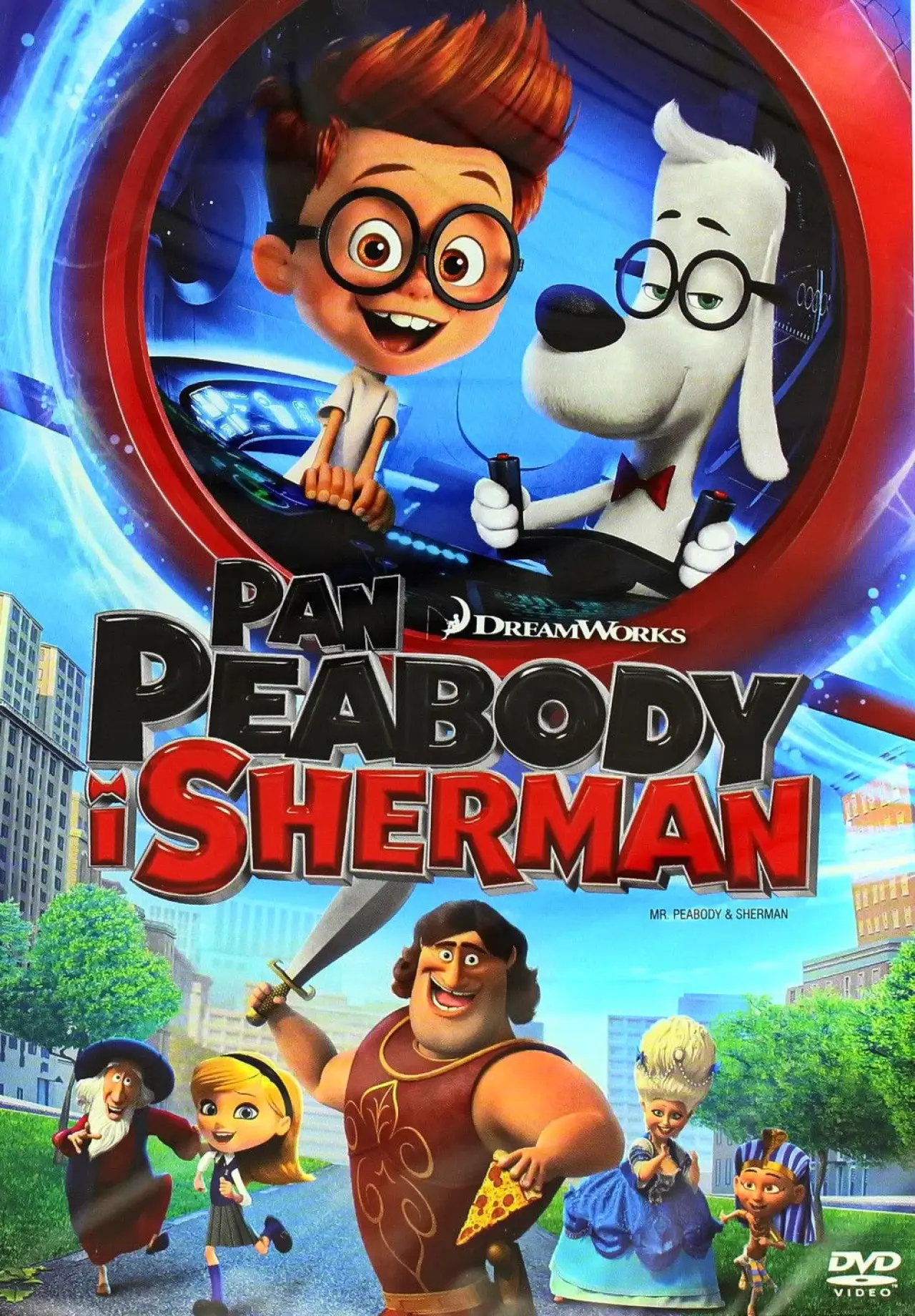 Plakat filmowy "Pan Peabody i Sherman"