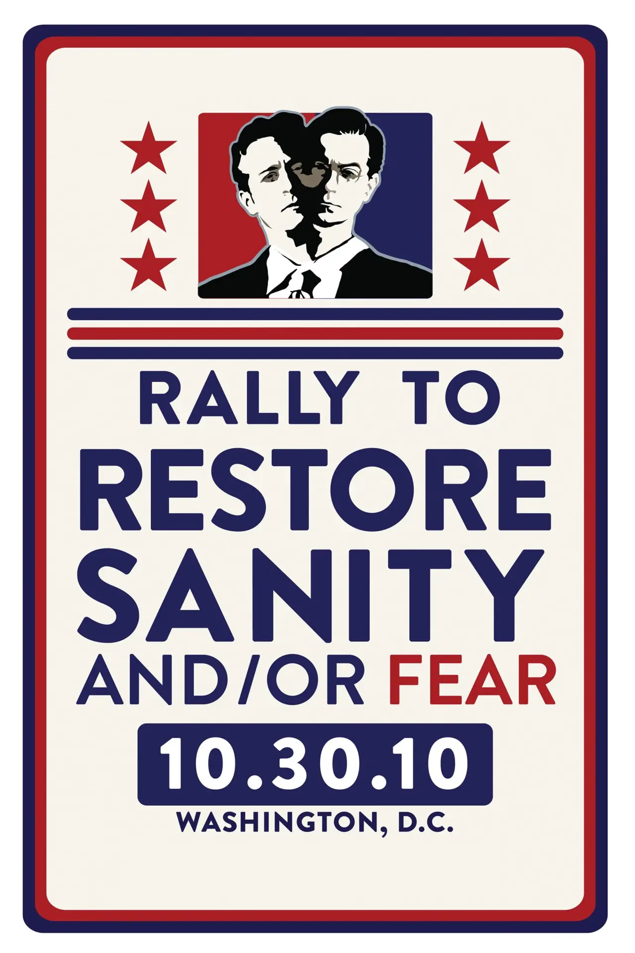 Plakat filmowy "The Rally to Restore Sanity and/or Fear"