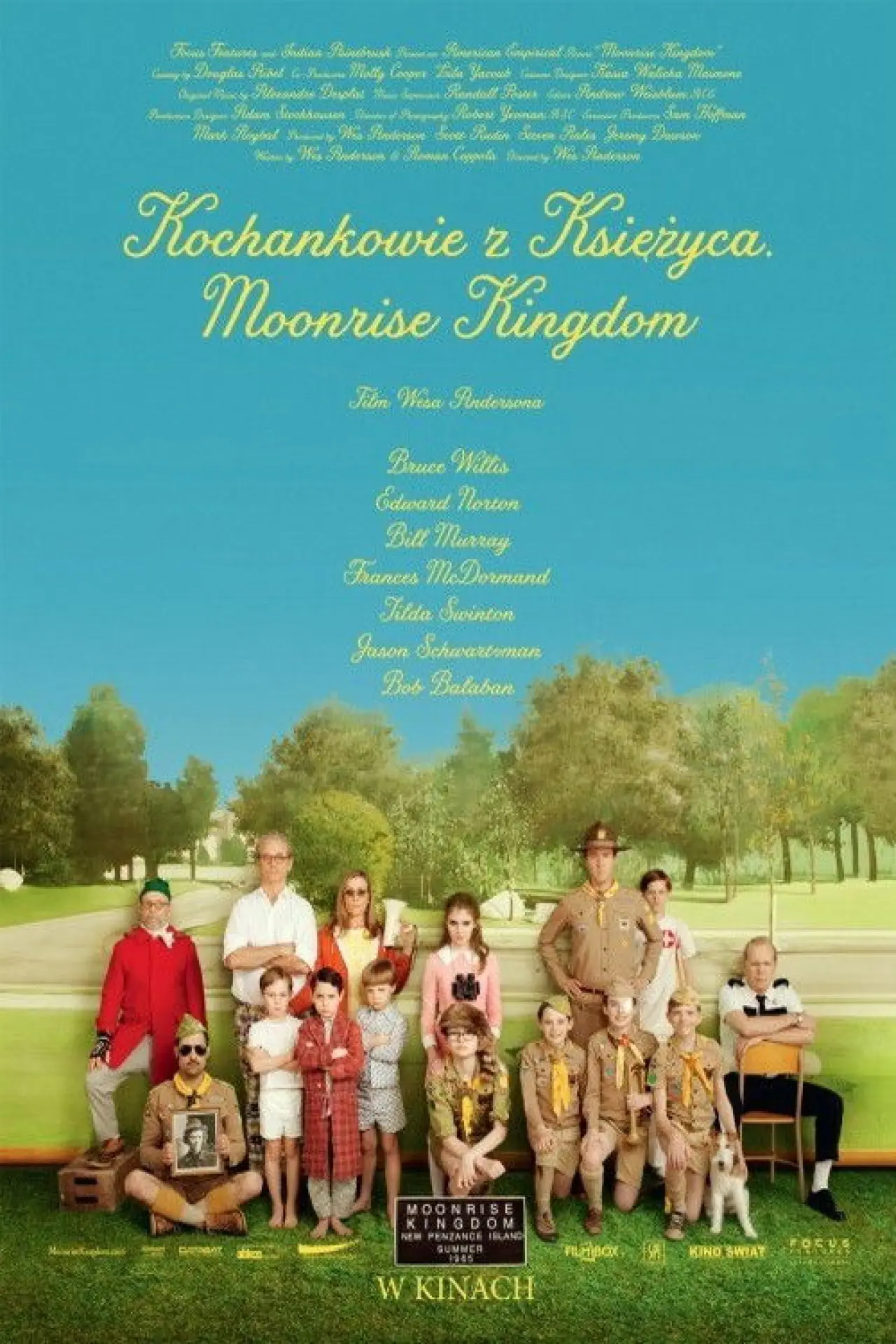 Plakat filmowy "Kochankowie z księżyca"