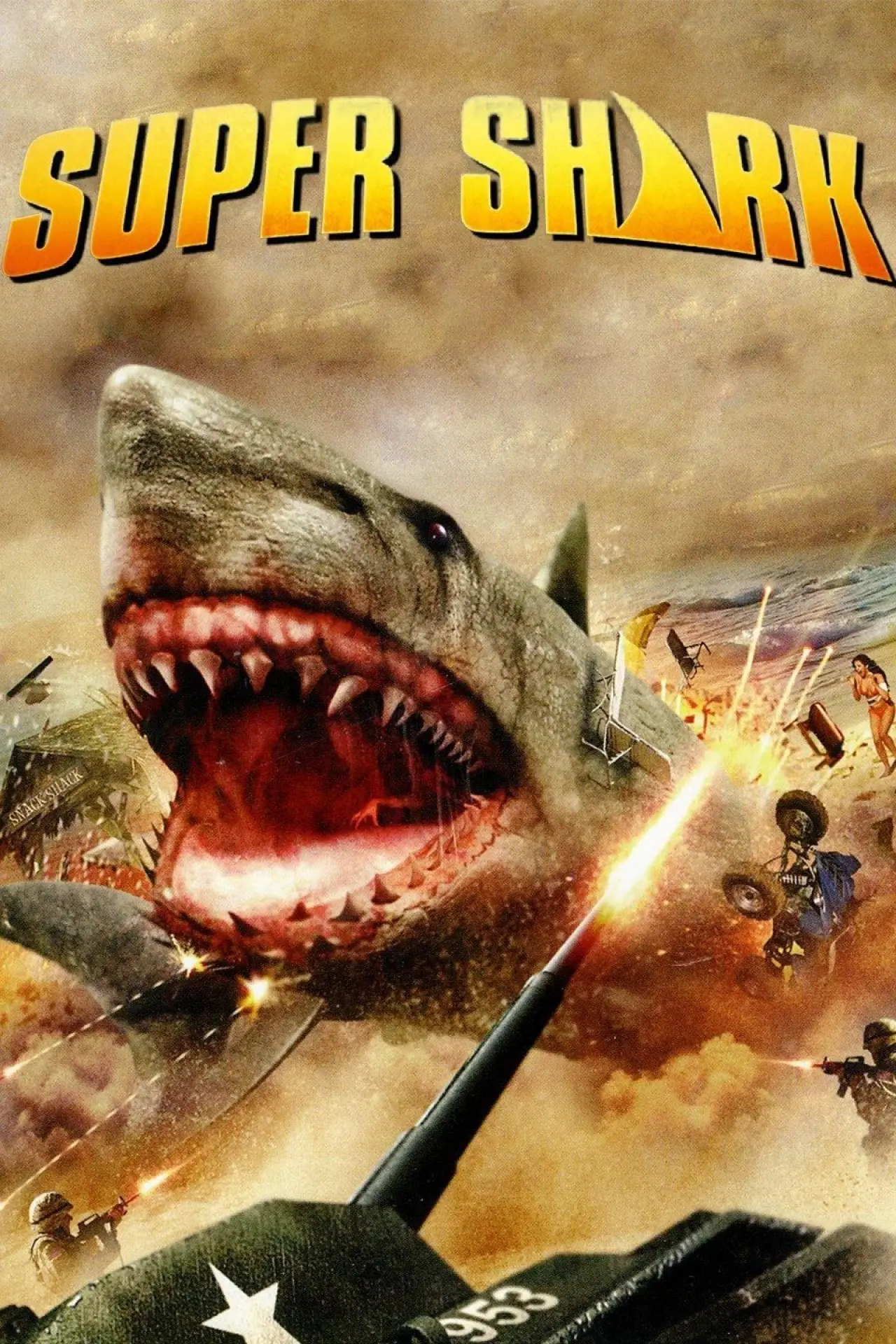 Plakat filmowy "Super Shark"