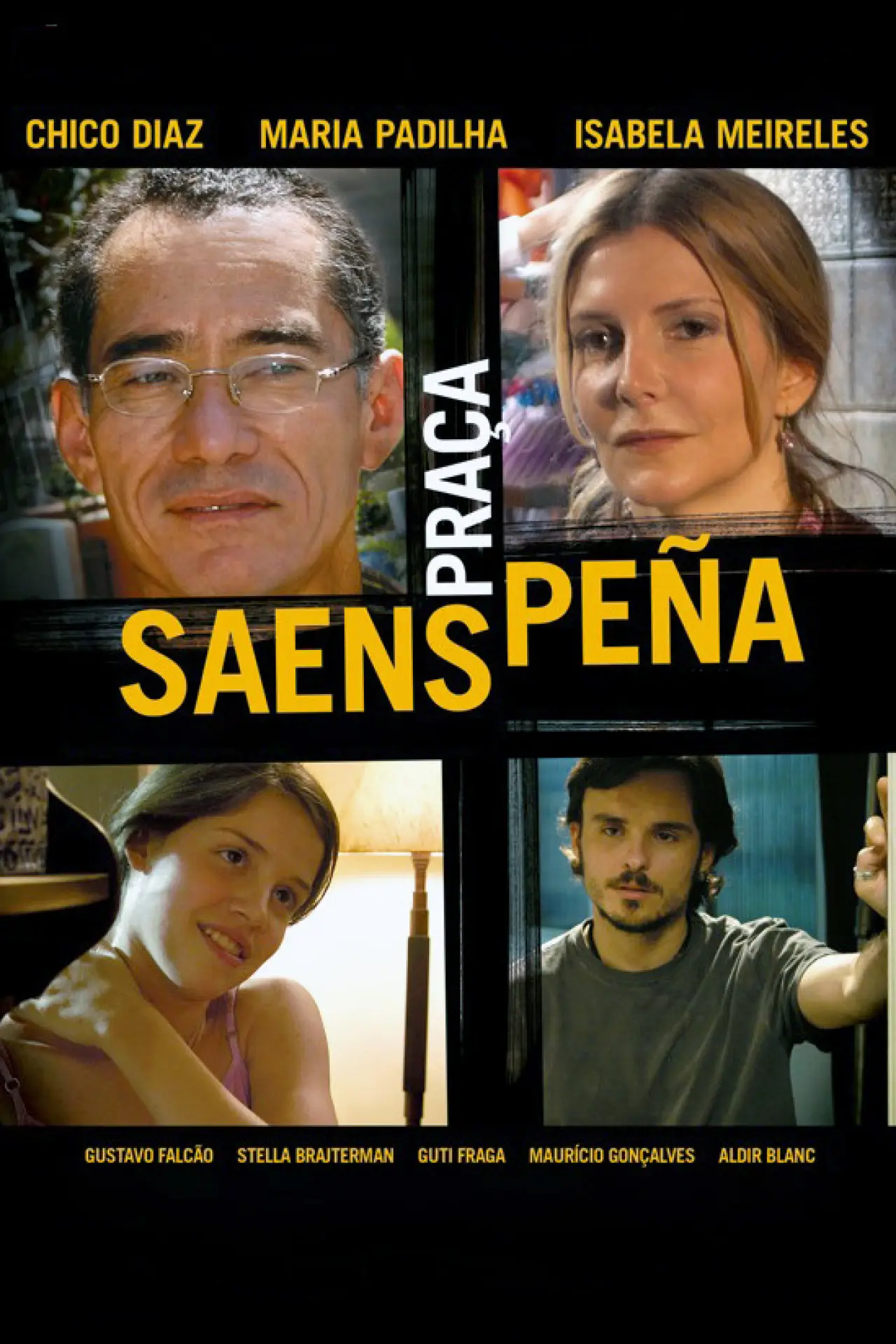 Plakat filmowy "Praça Saens Peña"