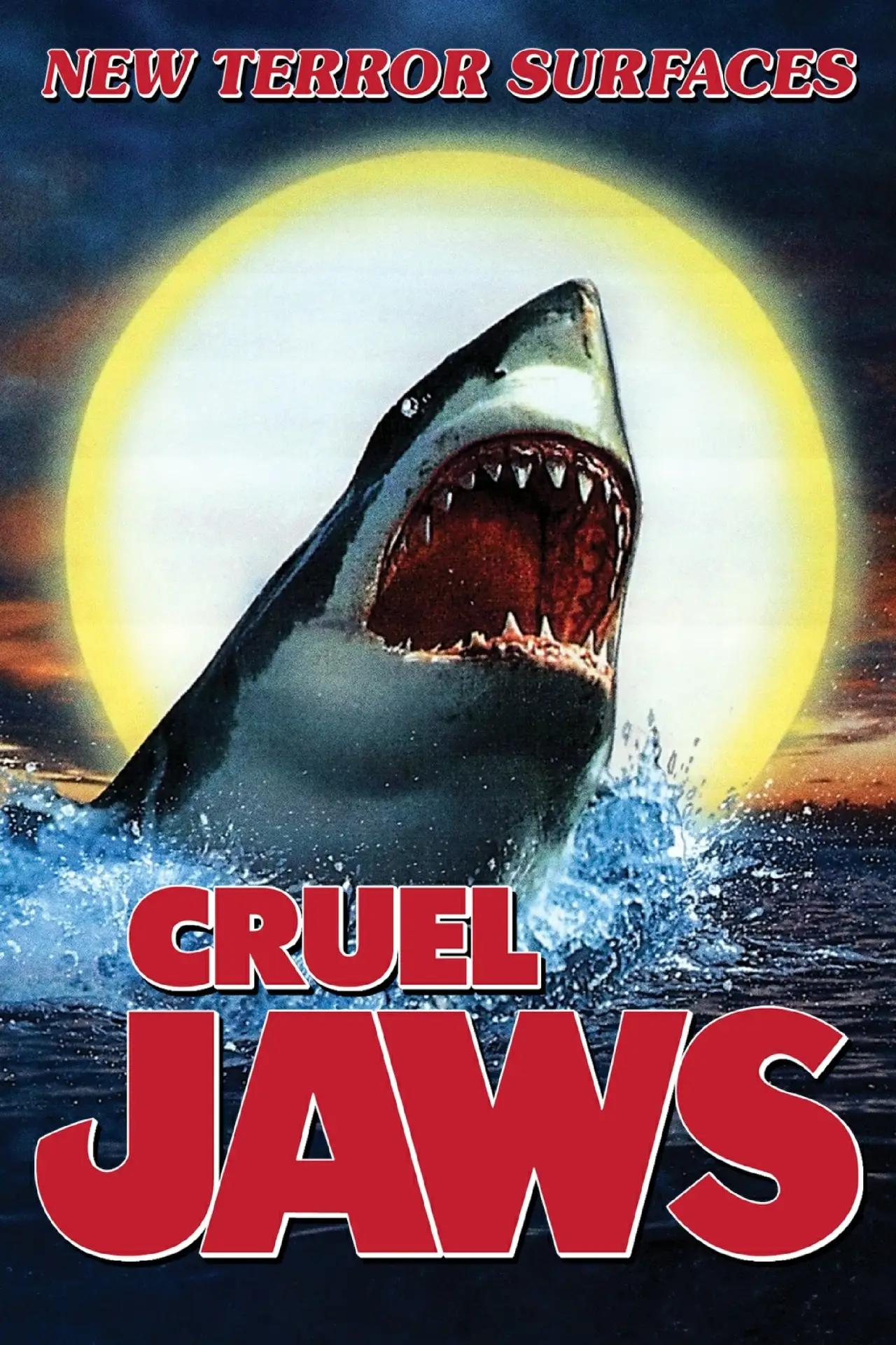 Plakat filmowy "Cruel Jaws"