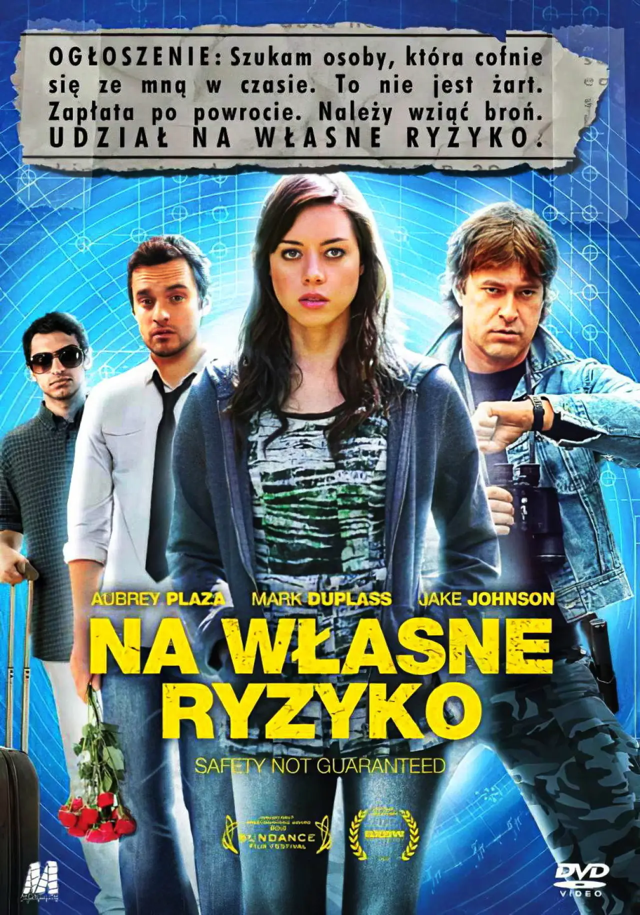 Plakat filmowy "Na własne ryzyko"