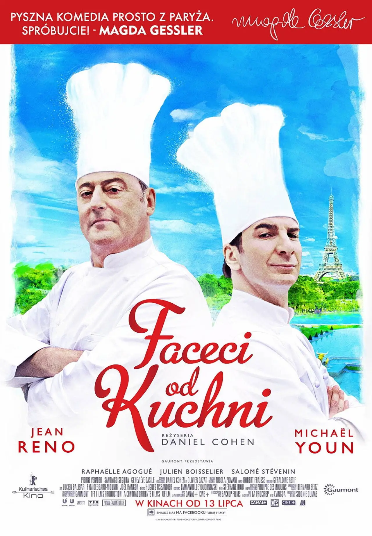 Plakat filmowy "Faceci od kuchni"