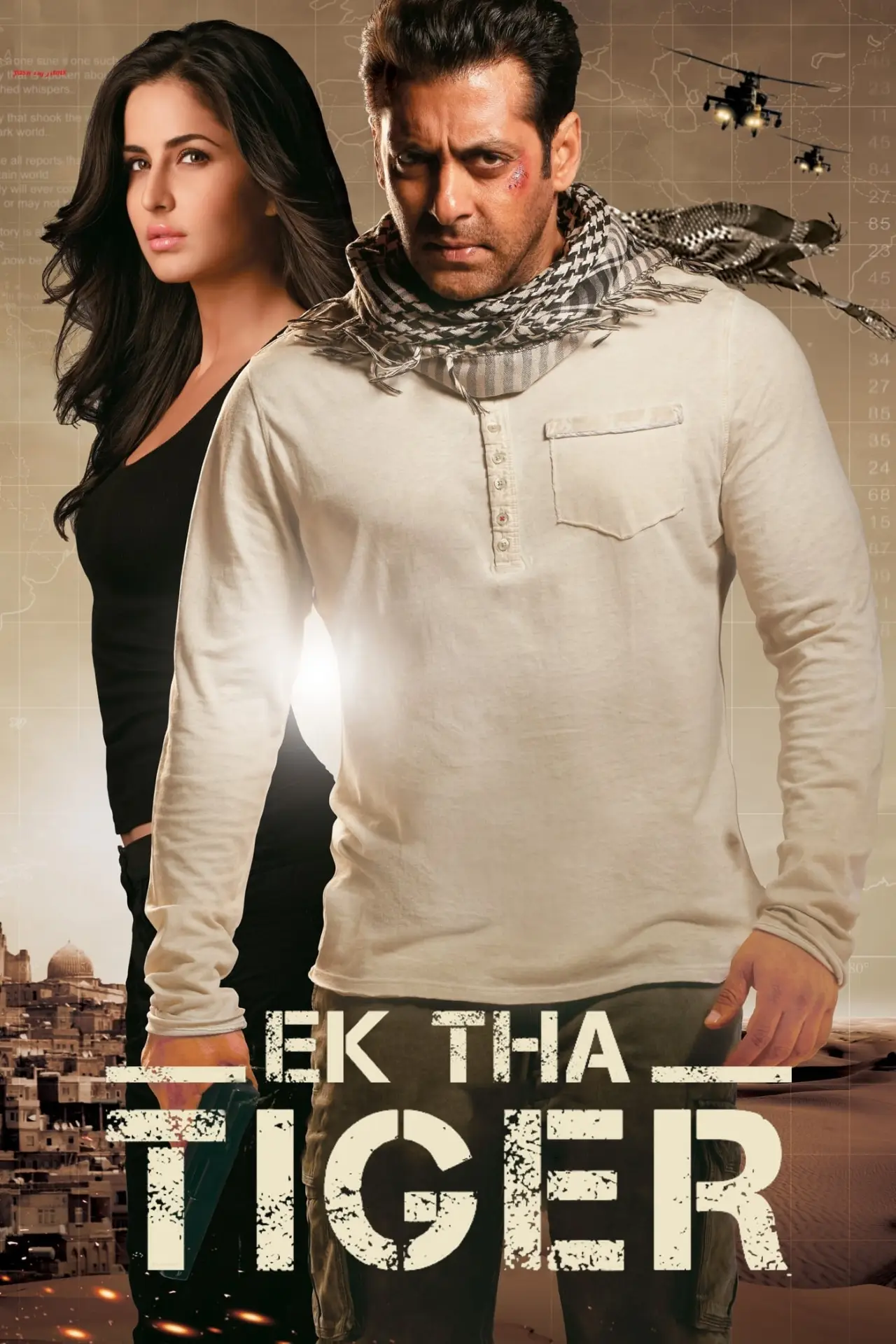 Plakat filmowy "एक था टाइगर"