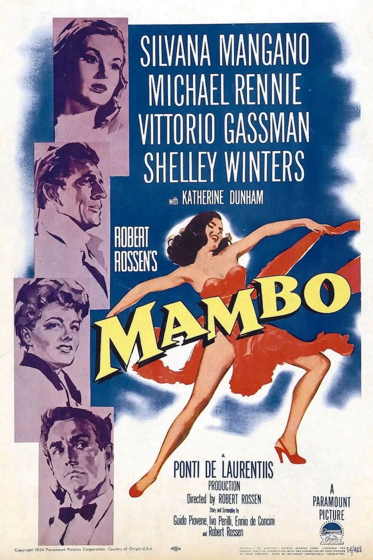 Plakat filmowy "Mambo"
