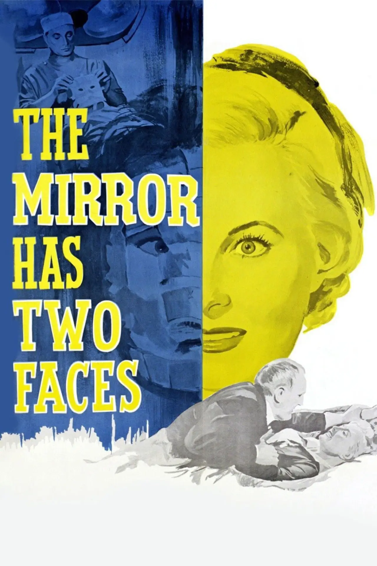 Plakat filmowy "Le Miroir à deux faces"