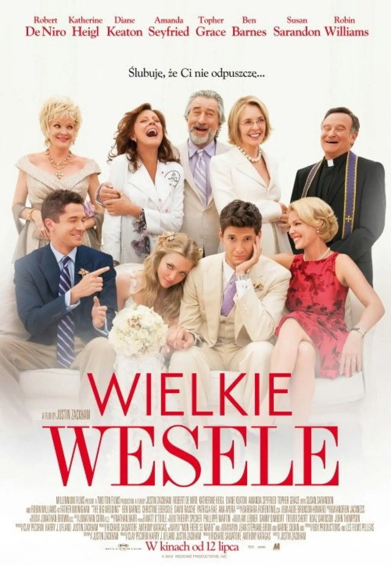 Plakat filmowy "Wielkie wesele"