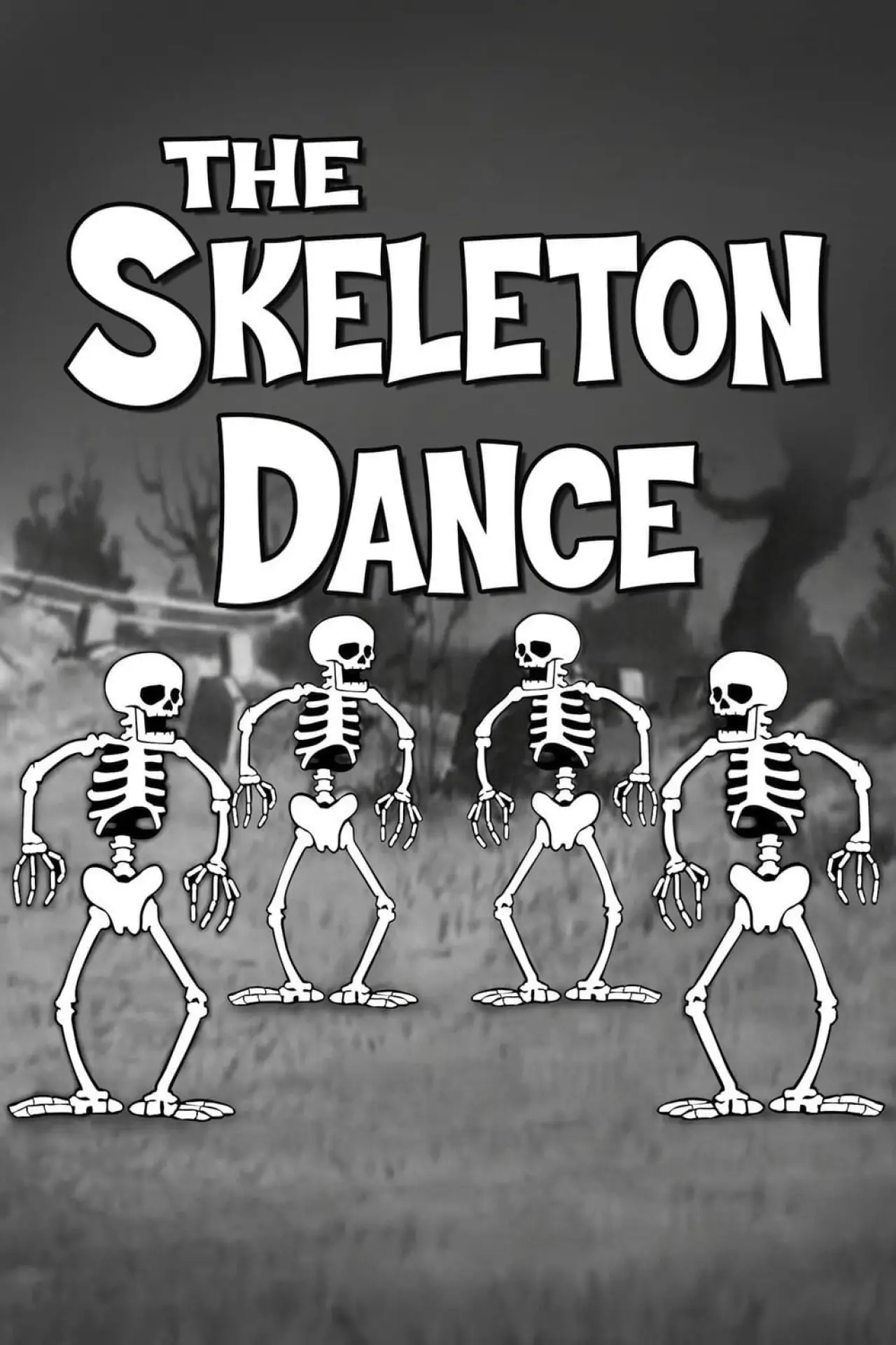 Plakat filmowy "Taniec szkieletów"
