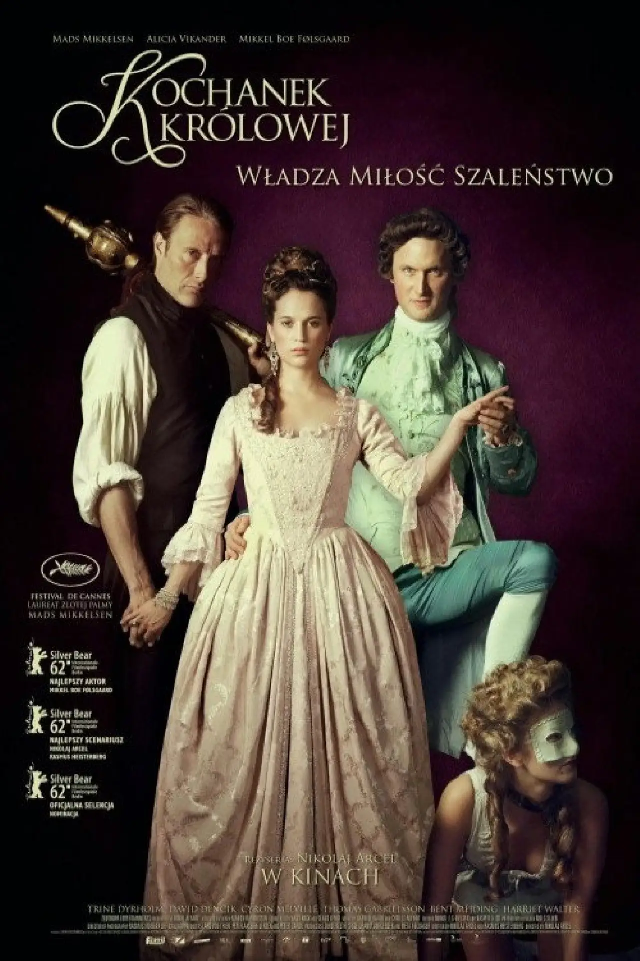 Plakat filmowy "Kochanek królowej"