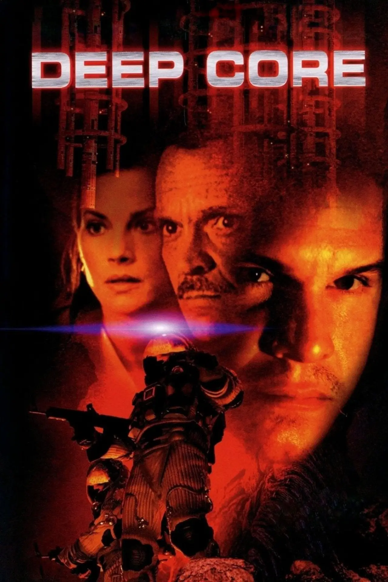 Plakat filmowy "Misja do wnętrza Ziemi"