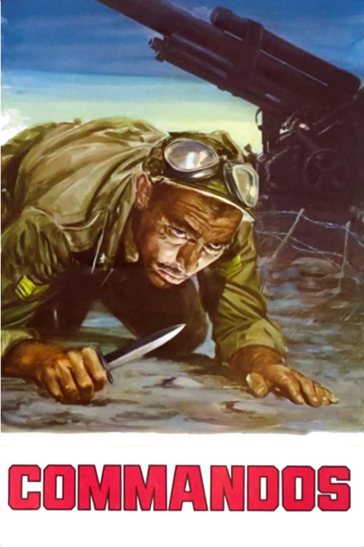 Plakat filmowy "Komandosi"