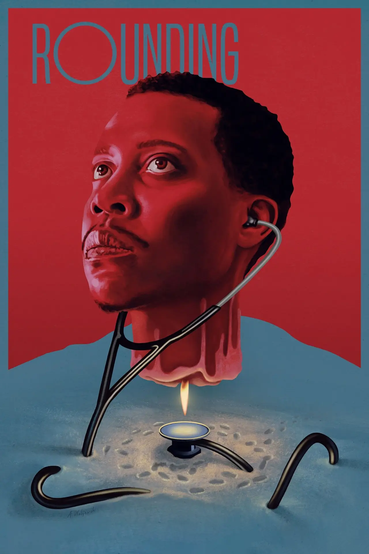 Plakat filmowy "Obchód"
