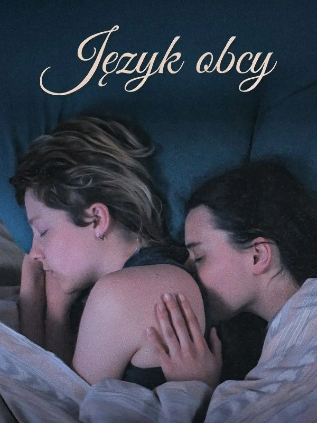 Plakat filmowy "Język obcy"