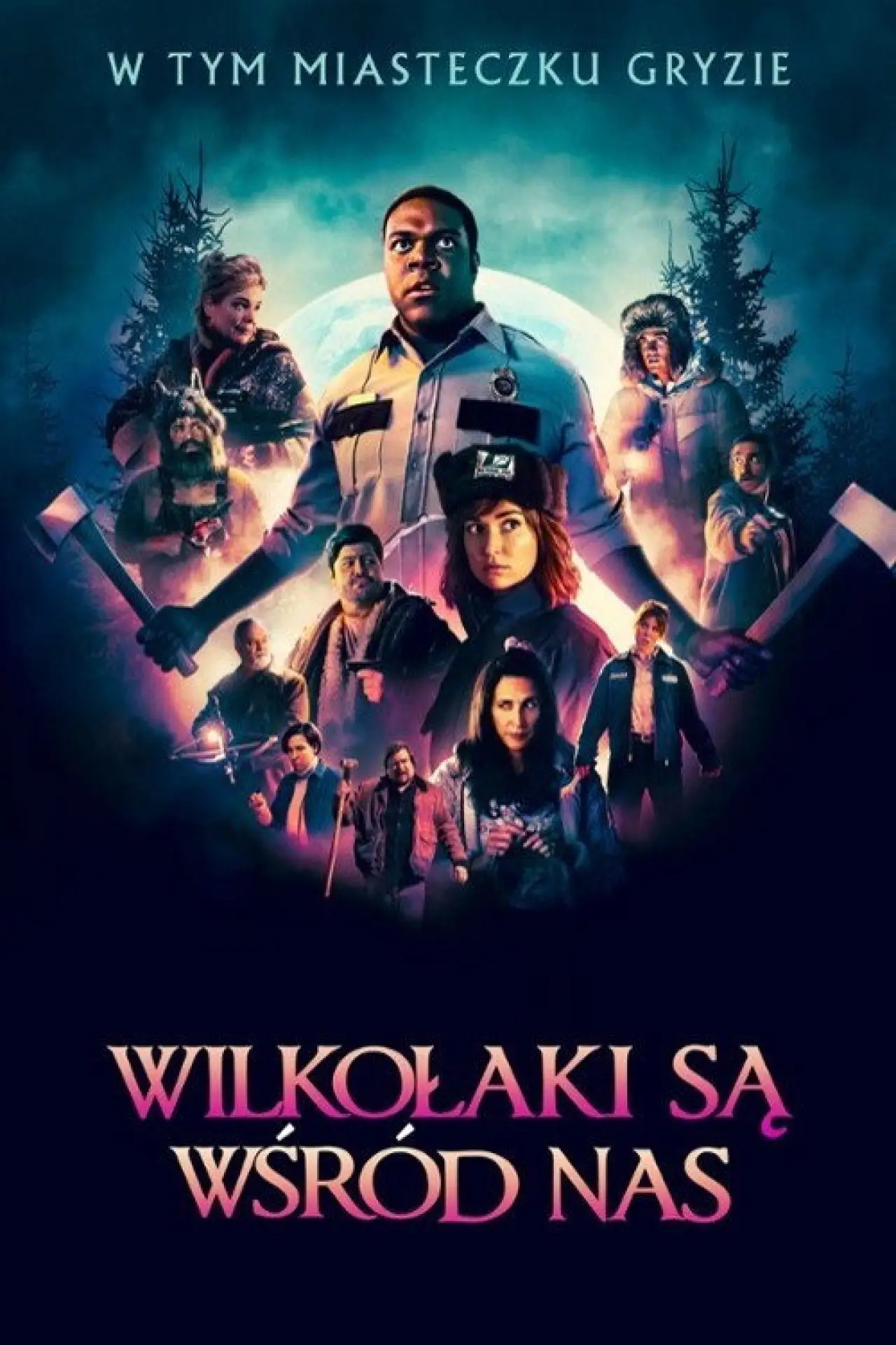 Plakat filmowy "Wilkołaki są wśród nas"