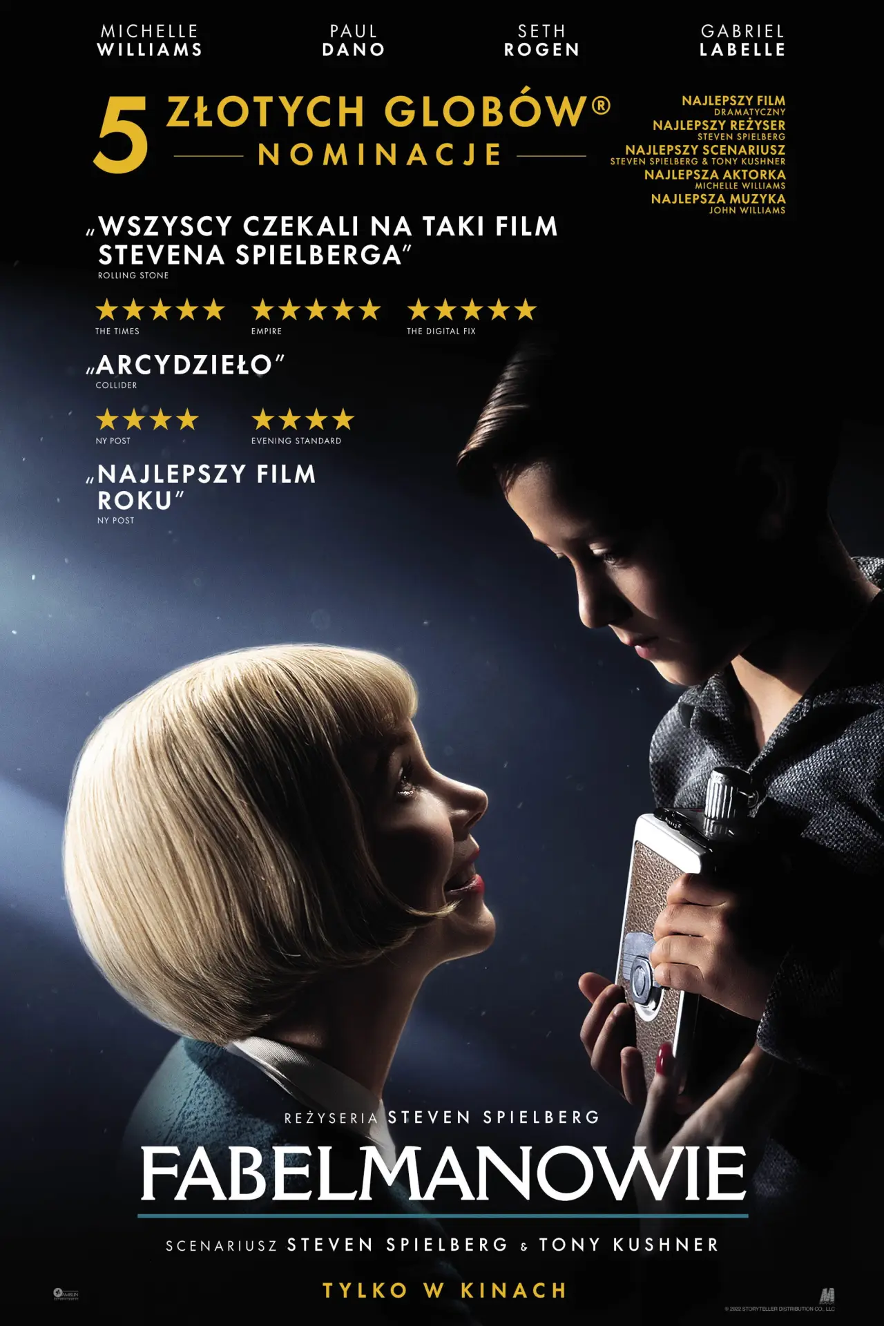Plakat filmowy "Fabelmanowie"