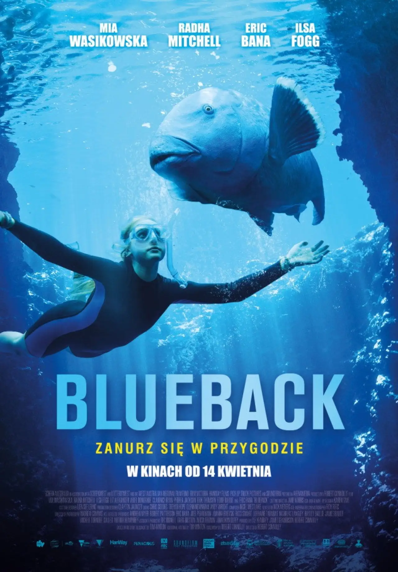 Plakat filmowy "Blueback"