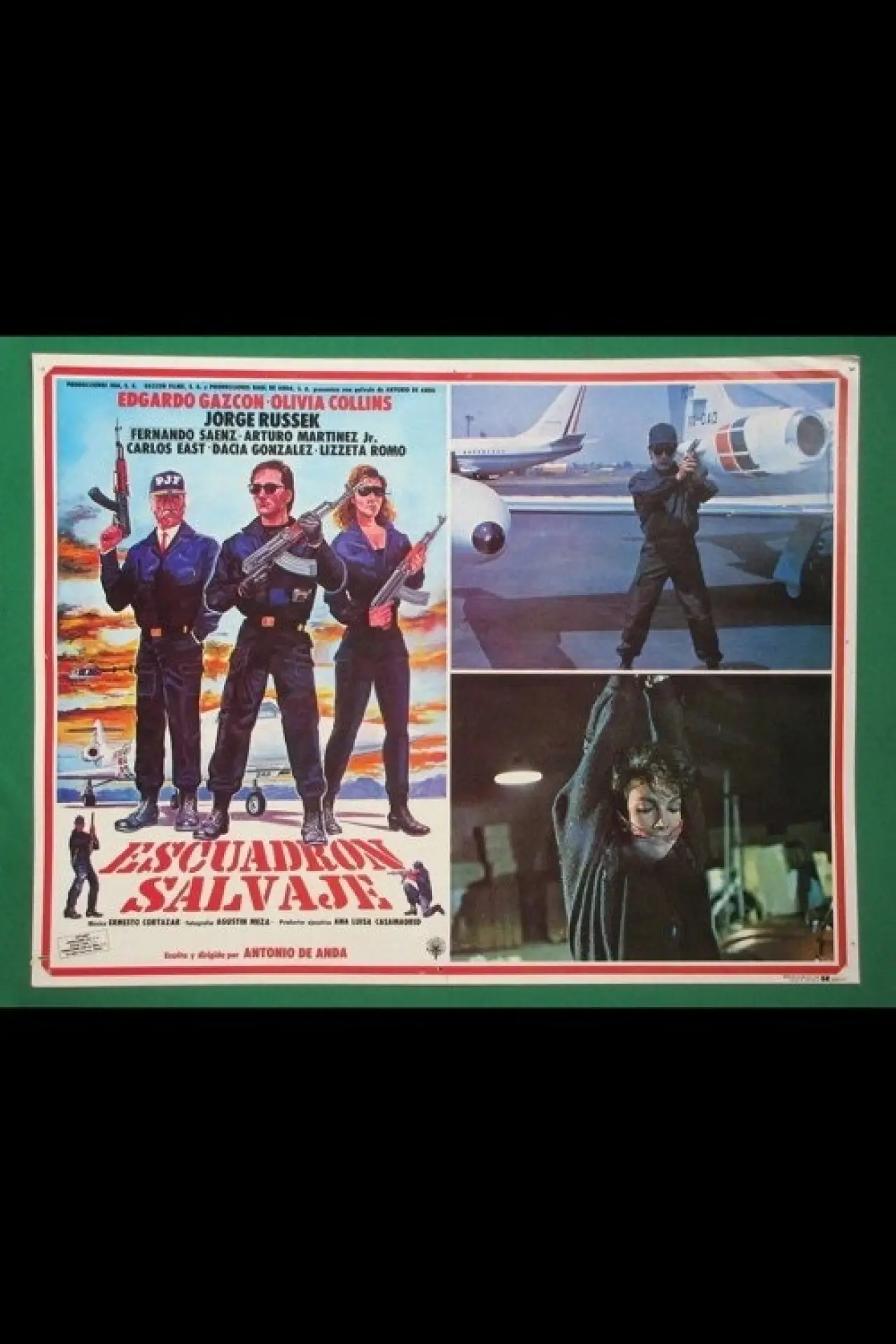 Plakat filmowy "Escuadrón salvaje"