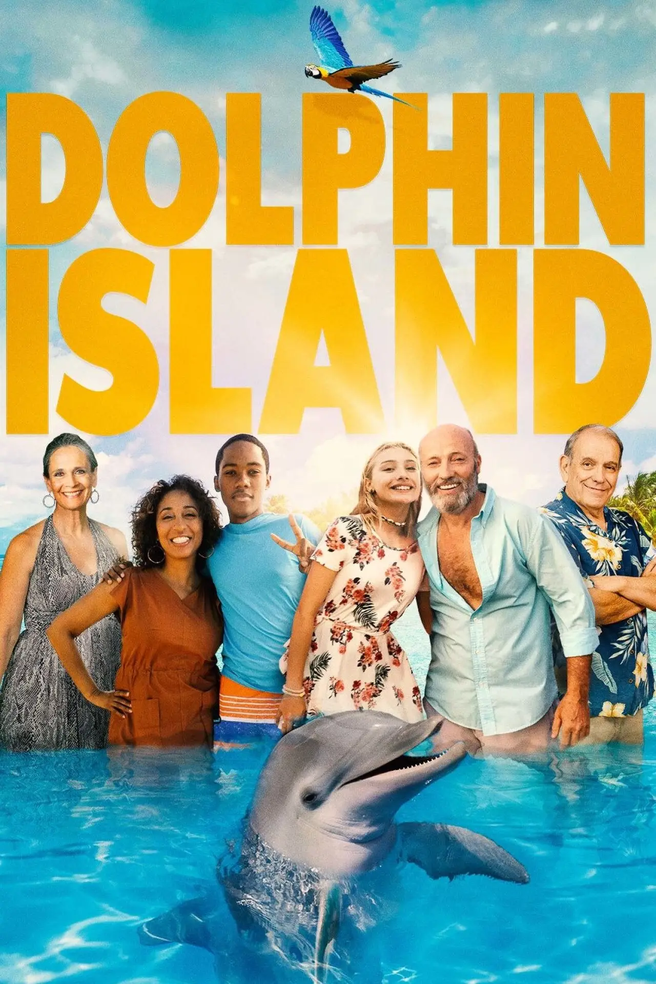 Plakat filmowy "Dolphin Island"