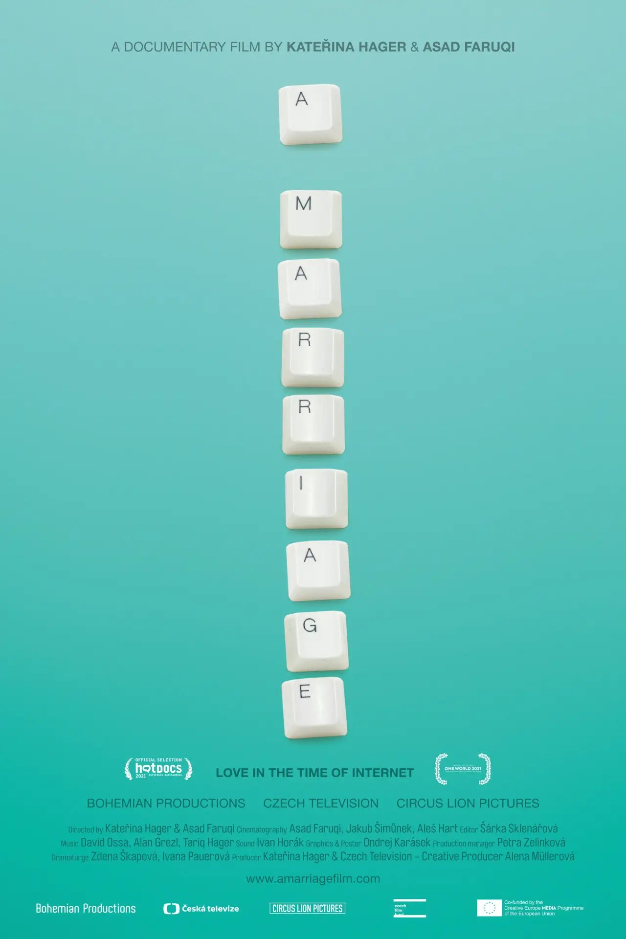 Plakat filmowy "Manželství"