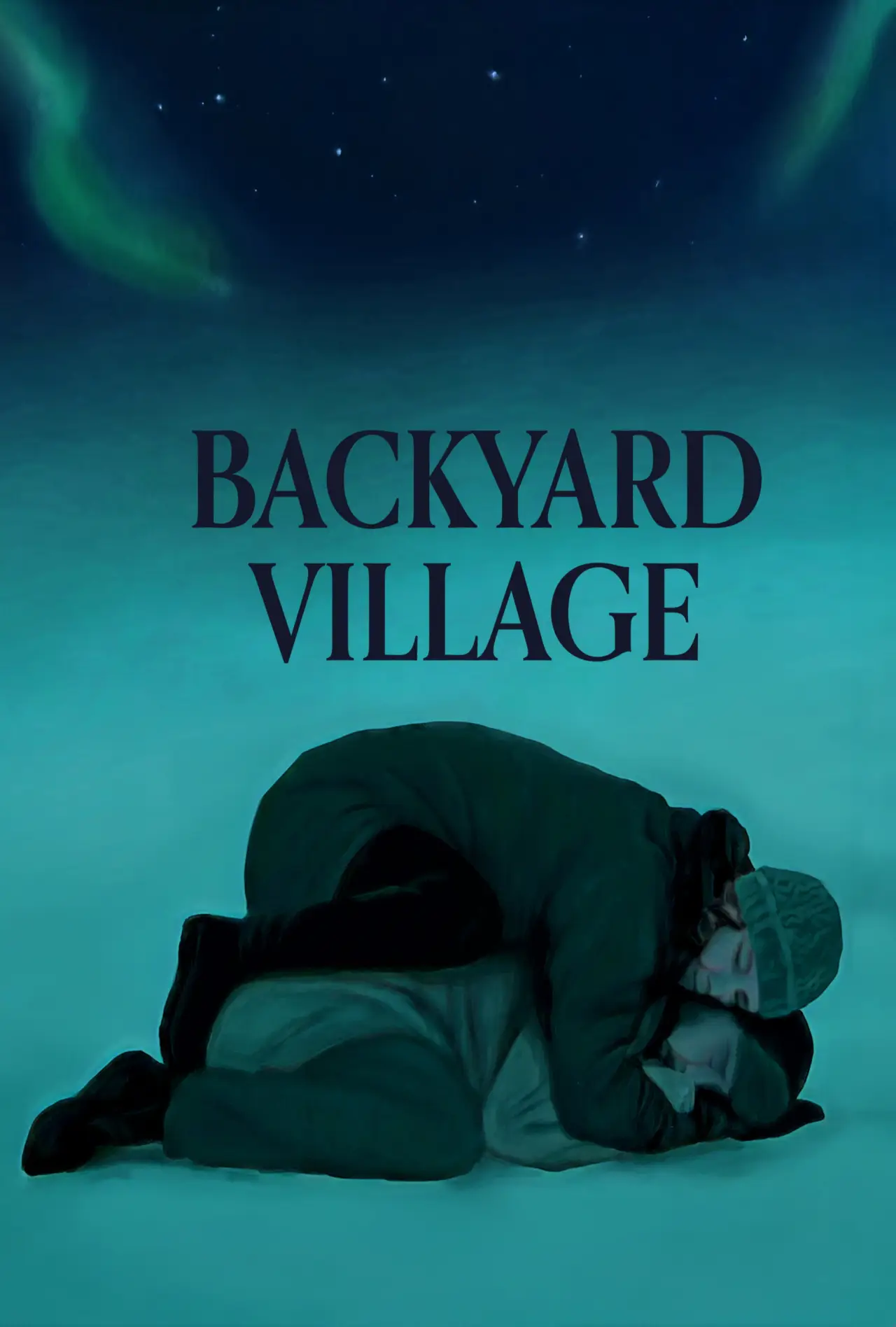 Plakat filmowy "Þorpið í bakgarðinum"