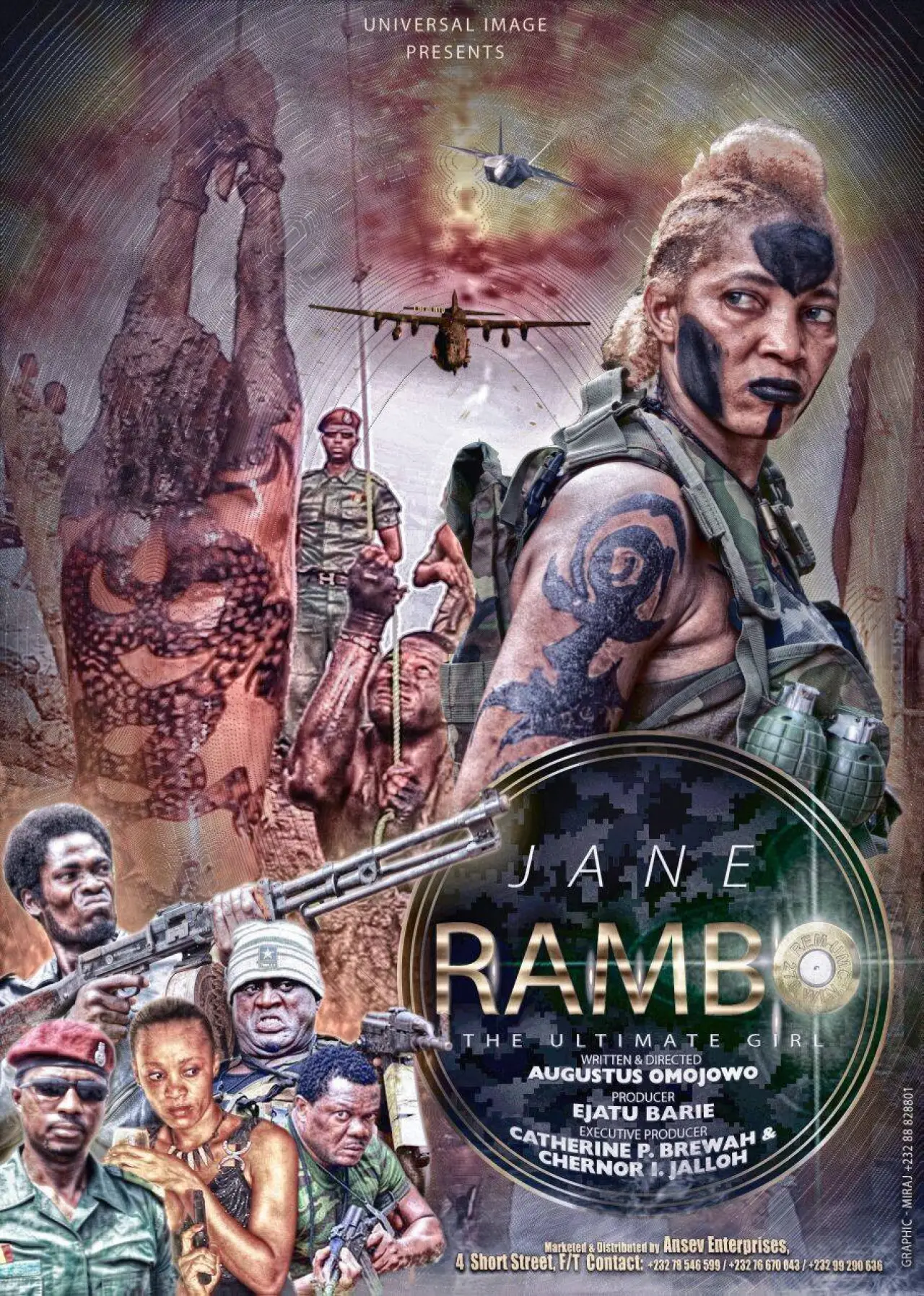 Plakat filmowy "Jane Rambo"