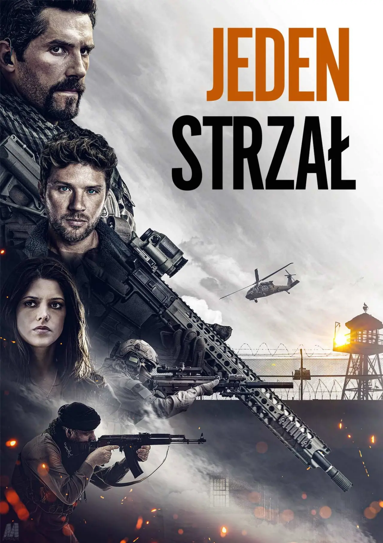 Plakat filmowy "Jeden strzał"