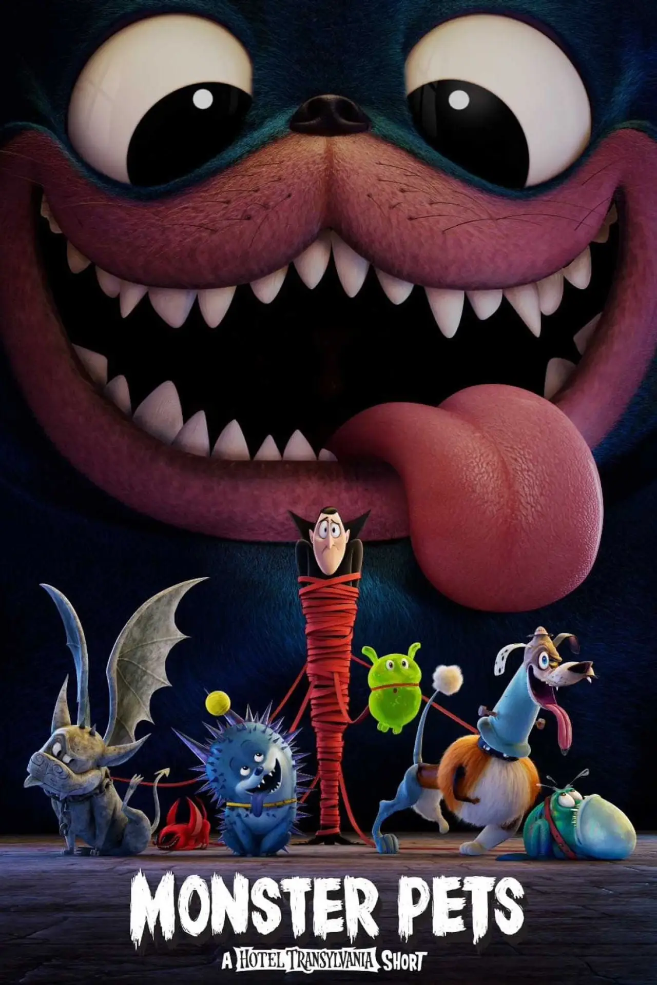 Plakat filmowy "Potworne zwierzaki z Hotelu Transylwania"
