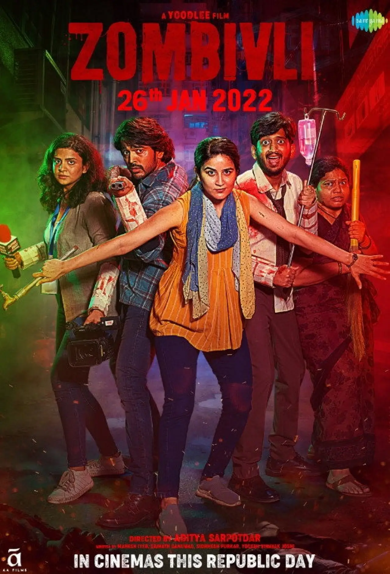 Plakat filmowy "झोंबिवली"