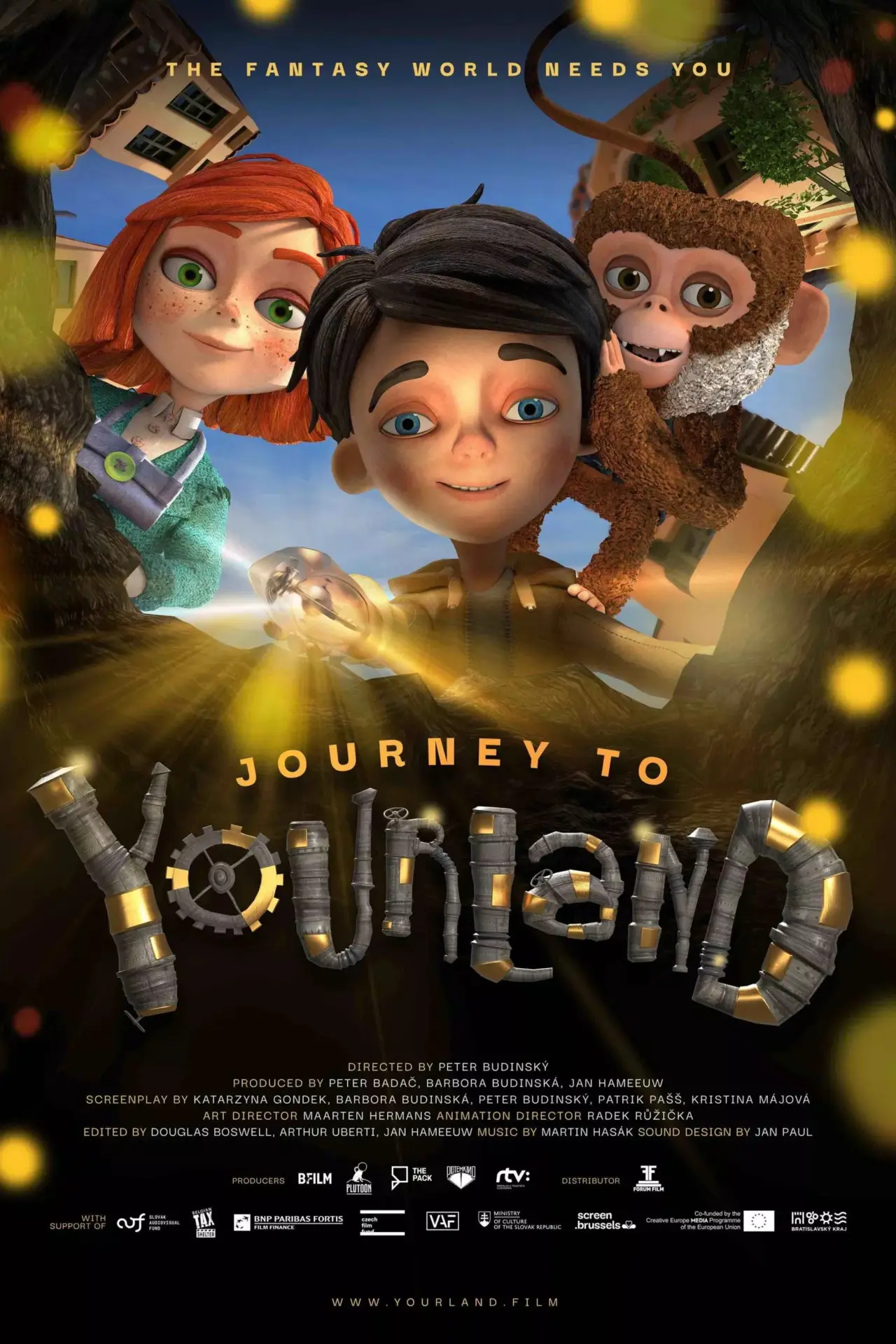 Plakat filmowy "Podróż do Krainy Jutra"