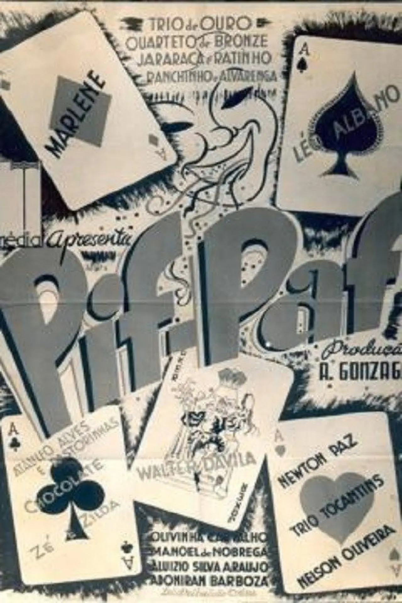 Plakat filmowy "Pif-Paf"