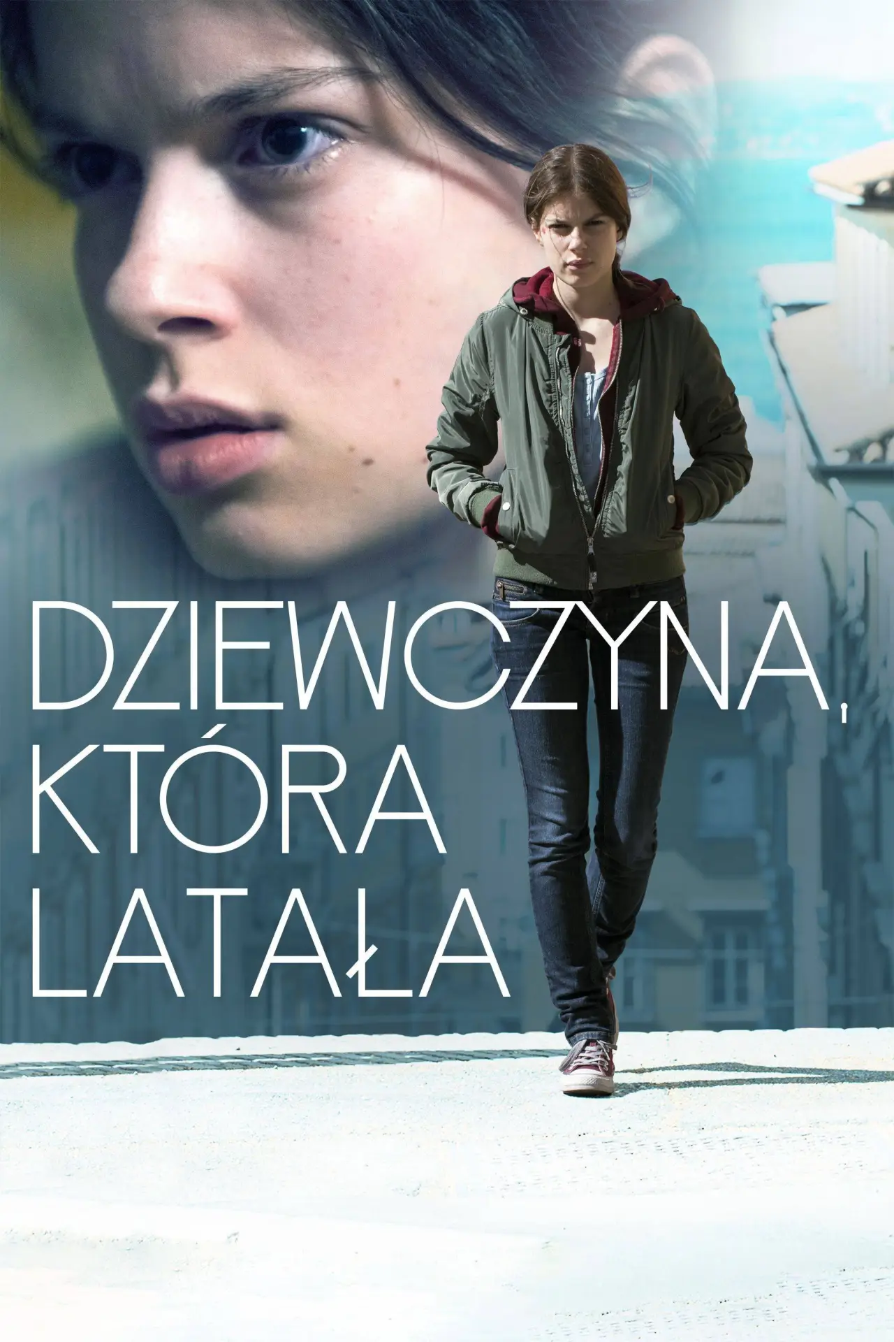 Plakat filmowy "Dziewczyna, która latała"