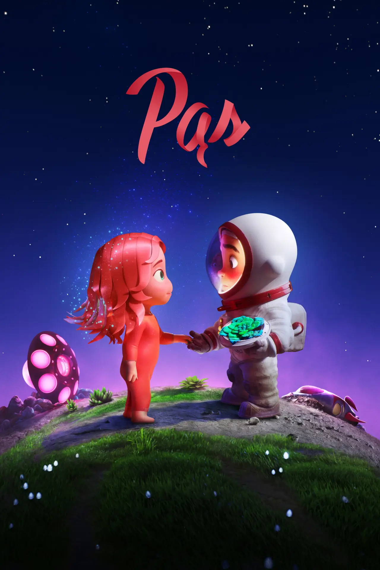 Plakat filmowy "Pąs"