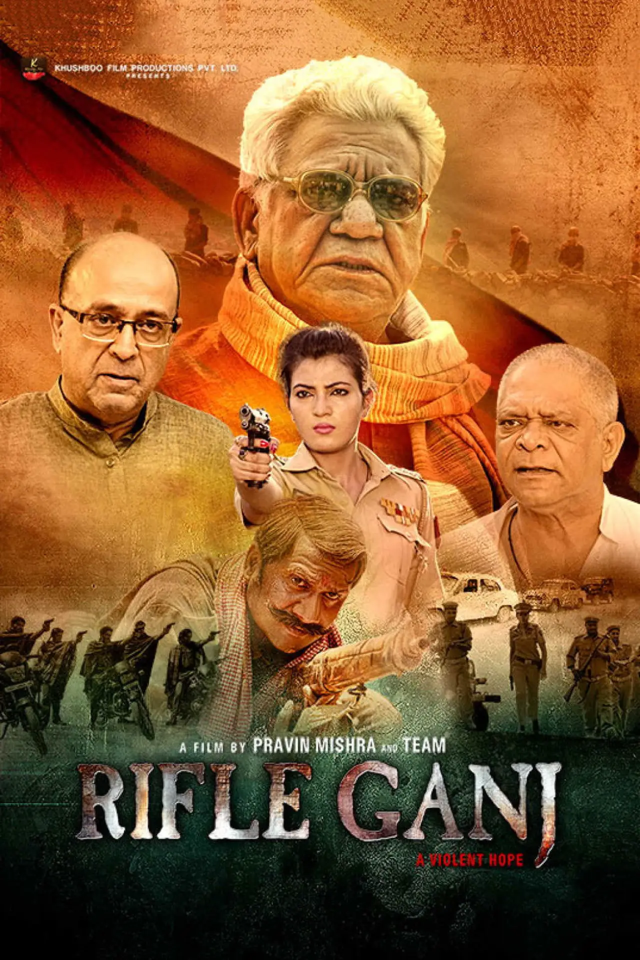 Plakat filmowy "Rifle Ganj"