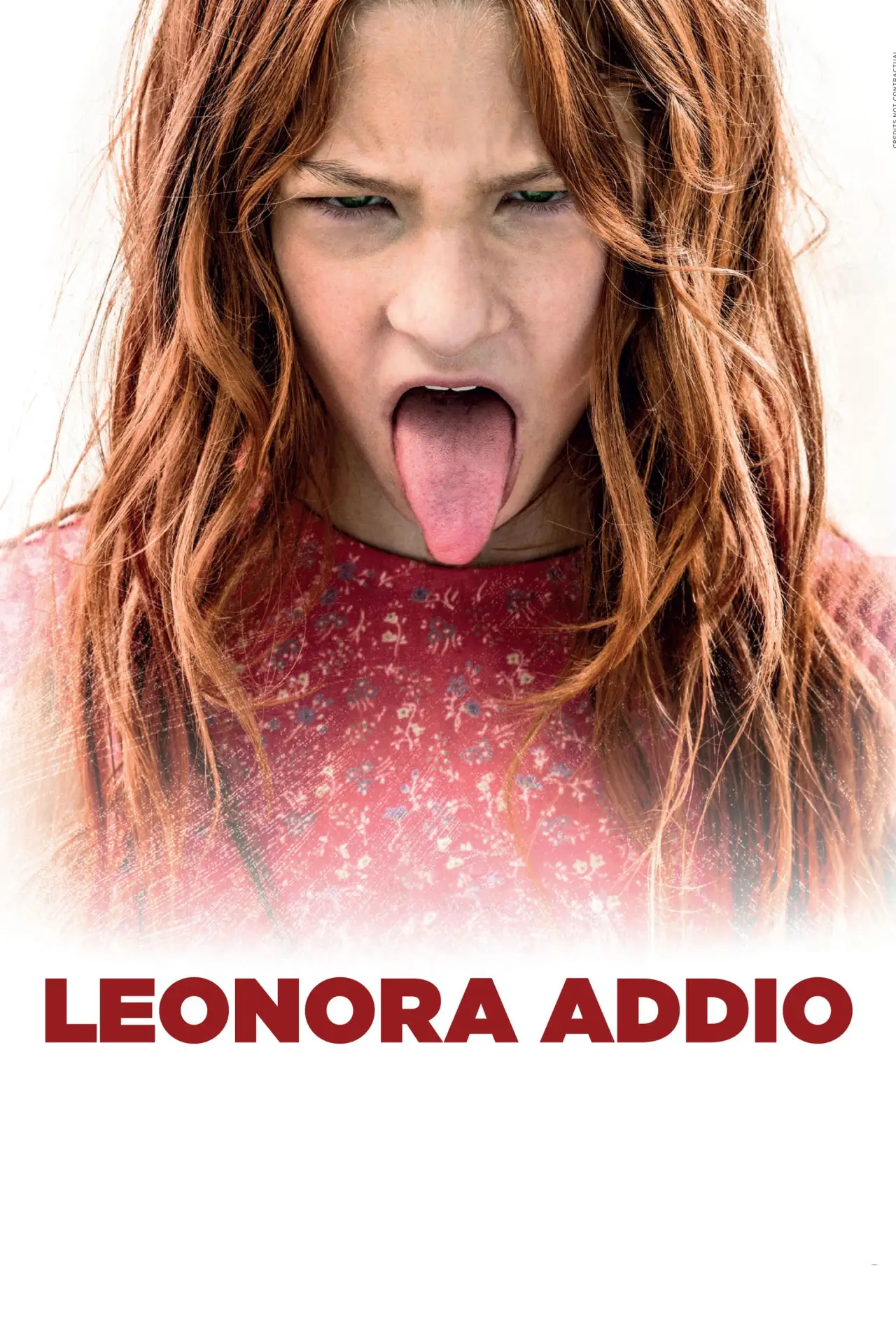 Plakat filmowy "Leonora addio"