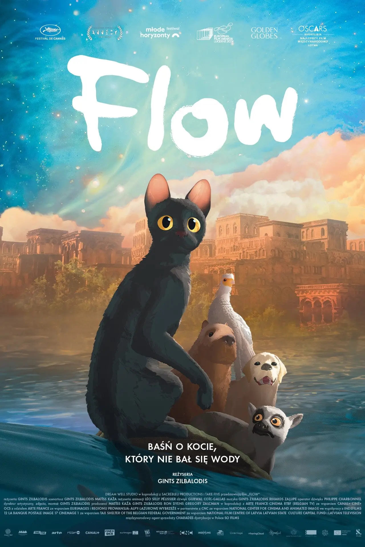 Plakat filmowy "Flow"