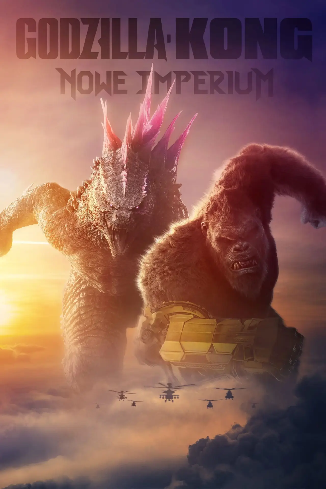 Plakat filmowy "Godzilla i Kong: Nowe imperium"