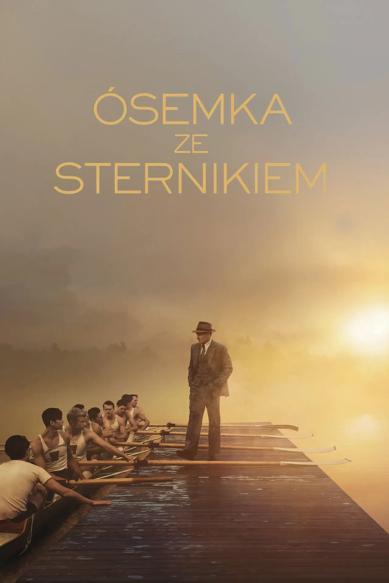 Plakat filmowy "Ósemka ze sternikiem"