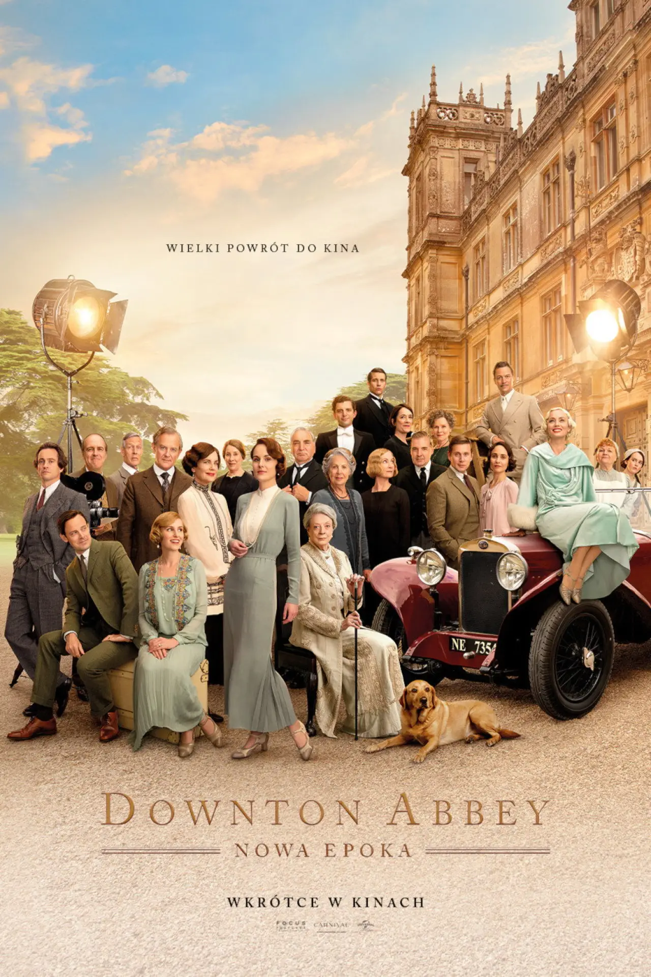 Plakat filmowy "Downton Abbey: Nowa epoka"
