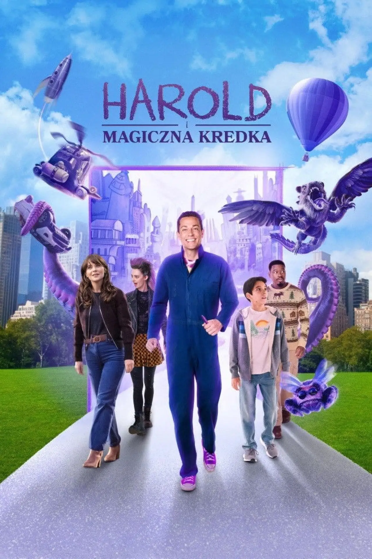 Plakat filmowy "Harold i magiczna kredka"