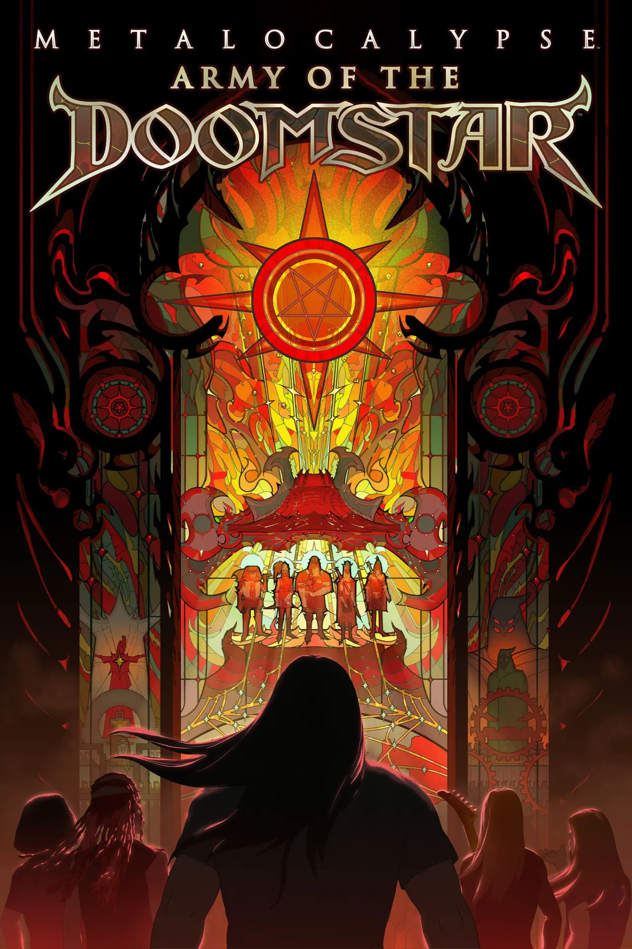 Plakat filmowy "Metalokalipsa: Armia Gwiazdy Zagłady"