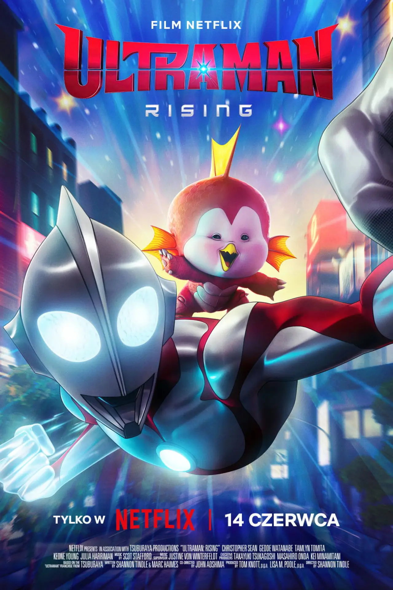 Plakat filmowy "Ultraman: Rising"